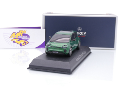 Norev 517968 # Renault Concept Twingo E-Tech Baujahr 2024 " dunkelgrünmet " 1:43