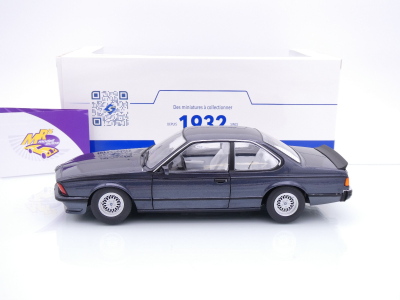 Preview: Solido S1810306 # BMW 635 CSI (E24) Baujahr 1984 " macaublaumetallic " 1:18