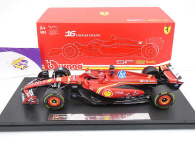 Preview: Bburago 18-16821 # Ferrari SF-24 F1 #16 Imola GP 2024 " Charles Leclerc" 1:18