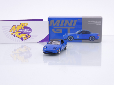 TSM MINI GT MGT01069-L # Mazda Miata MX-5 NA Tuned Version LHD " dunkelblau " 1:64