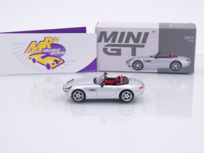 Preview: TSM MINI GT MGT00998-L # BMW Z8 Roadster 2003 LHD " Titanium Silver " 1:64