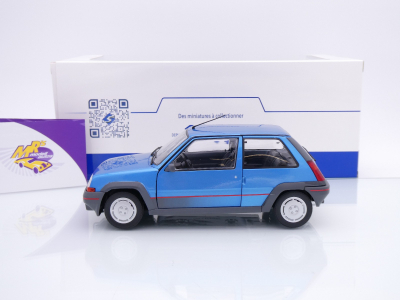 Preview: Solido S1810004 # Renault R5 GT Turbo MK1 Baujahr 1985 " alpineblaumetallic " 1:18