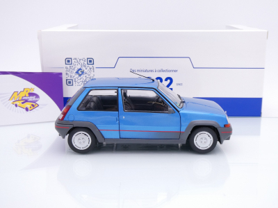 Preview: Solido S1810004 # Renault R5 GT Turbo MK1 Baujahr 1985 " alpineblaumetallic " 1:18