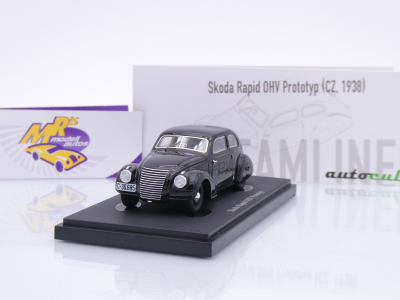 Autocult 04045 # Skoda Rapide OHV Prototyp Baujahr 1938 " schwarz " 1:43
