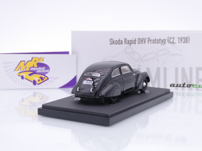 Preview: Autocult 04045 # Skoda Rapide OHV Prototyp Baujahr 1938 " schwarz " 1:43