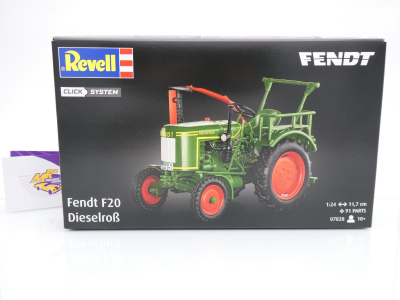 Revell 07828 # Fendt F20 Dieselroß Traktor Bausatz " grün-rot " 1:24
