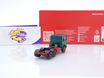 Preview: Herpa 310567-004 # Roman Diesel 6x4 3-achs Zugmaschine " moosgrün " 1:87
