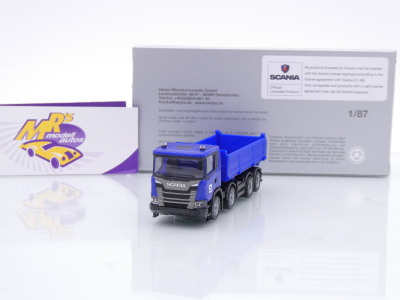 Herpa 960021 # Scania XT17 4-achs Dreiseitenkipper " Hoch Tief " 1:87