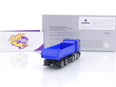 Preview: Herpa 960021 # Scania XT17 4-achs Dreiseitenkipper " Hoch Tief " 1:87