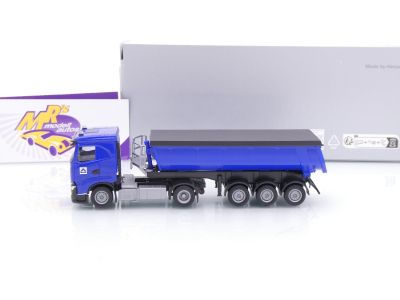 Preview: Herpa 960052 # Iveco S-Way ND Thermomulden-Sattelzug " Hoch Tief " 1:87