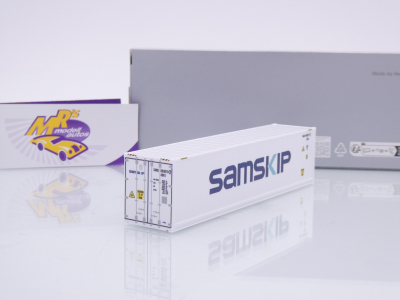 Herpa 960250 # 40 ft Highcube Reefer Container weiß " Samskip " 1:87