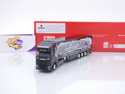 Herpa 319386 # Scania CS20 HD Kühlkoffer-Sattelzug " Heide Logistik " 1:87