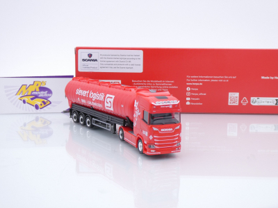 Preview: Herpa 319409 # Scania CS20 HD Saugsilo-Sattelzug " Sievert Logistik " 1:87
