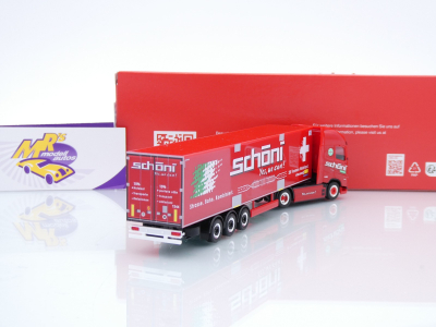 Preview: Herpa 319706 # Volvo FH GL XL Electric Kühlkoffer-Sattelzug " Schöni " 1:87