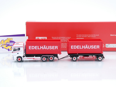 Preview: Herpa 319317 # MAN TGS TM Abrollmulden-Hängerzug " Edelhäuser " 1:87