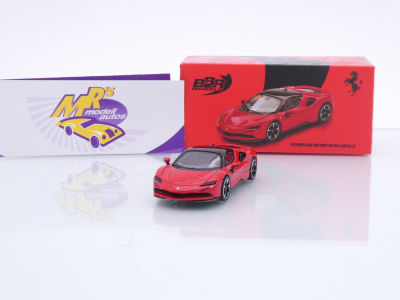 BBR Models BBRFER64030 # Ferrari SF90 Baujahr 2022 " Rosso Corsa " 1:64