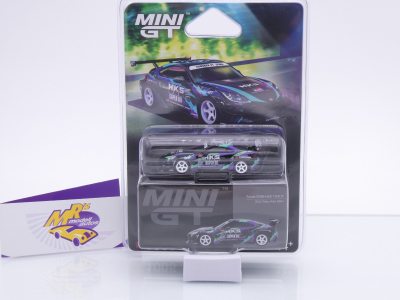 TSM MINI GT MGT01005-BL # Toyota GR86 Type R " HKS Tokyo Auto Salon 2022 " 1:64