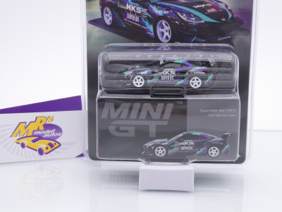 Preview: TSM MINI GT MGT01005-BL # Toyota GR86 Type R " HKS Tokyo Auto Salon 2022 " 1:64