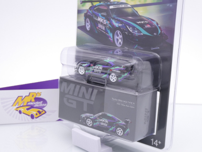 Preview: TSM MINI GT MGT01005-BL # Toyota GR86 Type R " HKS Tokyo Auto Salon 2022 " 1:64