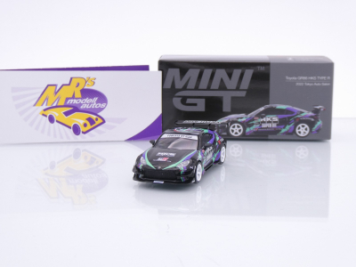 TSM MINI GT MGT01005-R # Toyota GR86 Type R " HKS Tokyo Auto Salon 2022 " 1:64