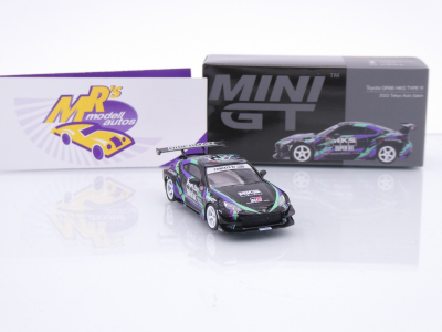 Preview: TSM MINI GT MGT01005-R # Toyota GR86 Type R " HKS Tokyo Auto Salon 2022 " 1:64