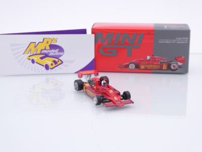 Preview: TSM Mini GT MGT00808-L # Lotus 78 F1 #6 Japan GP 1977 " Gunnar Nilsson " 1:64