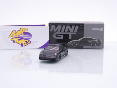 TSM MINI GT MGT00958-L # Porsche 911 (992) Dakar Baujahr 2023 LHD " schwarz " 1:64