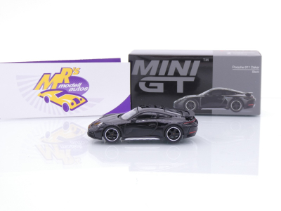 Preview: TSM MINI GT MGT00958-L # Porsche 911 (992) Dakar Baujahr 2023 LHD " schwarz " 1:64