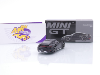 Preview: TSM MINI GT MGT00958-L # Porsche 911 (992) Dakar Baujahr 2023 LHD " schwarz " 1:64