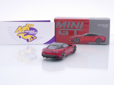 Preview: TSM MINI GT MGT01065-L # Aston Martin DBS Baujahr 2023 LHD " Hyper Red Metallic " 1:64