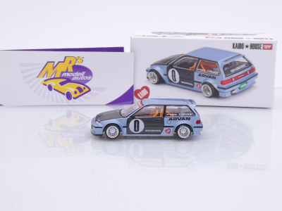 Preview: TSM MINI GT KHMG179 # Honda Civic EF VTEC #0 " Kaido House - Roulette V1 " 1:64