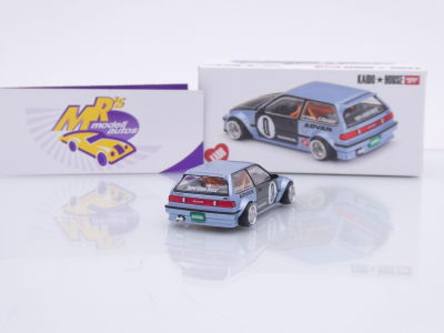 Preview: TSM MINI GT KHMG179 # Honda Civic EF VTEC #0 " Kaido House - Roulette V1 " 1:64