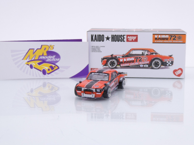 TSM MINI GT KHMG195 # Nissan Skyline 2000 GTR #72 " Kaido House Racing V1 " 1:64