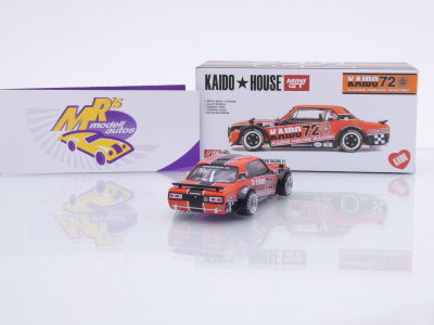 Preview: TSM MINI GT KHMG195 # Nissan Skyline 2000 GTR #72 " Kaido House Racing V1 " 1:64