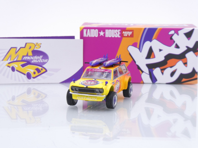 TSM MINI GT KHMG210 # Datsun 510 Wagon 4x4 " Kaido House Kaido Islands V1 " 1:64