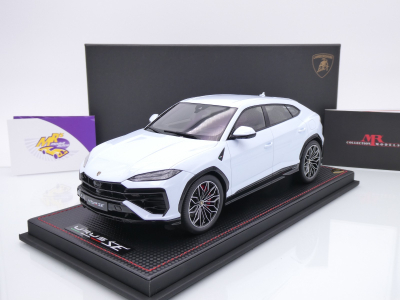 MR Collection LAMBO061B # Lamborghini Urus SE SUV Baujahr 2024 " Bianco Sapphirus " 1:18