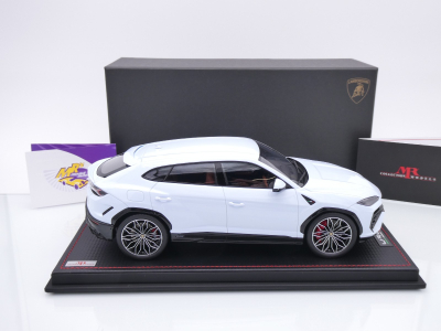 Preview: MR Collection LAMBO061B # Lamborghini Urus SE SUV Baujahr 2024 " Bianco Sapphirus " 1:18