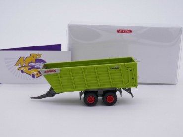 Preview: Wiking 0381 98 # Claas 750 Cargos 2-achs Ladewagen " grün-schwarz " 1:87