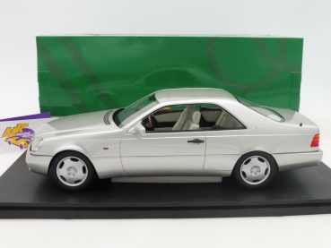 Cult CML079-1 # Mercedes Benz 600 SEC C140 Baujahr 1992 " silbermetallic " 1:18