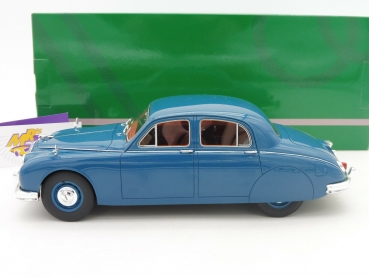 Preview: Cult CML047-2 # Jaguar 2.4 Liter MK 1 Limousine Baujahr 1955 in " blau " 1:18