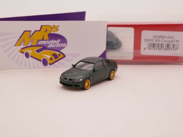 Herpa 033862-002 # BMW M3 Coupé Baujahr 2007 " britishracing-grünmetallic " 1:87