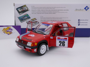 Preview: Solido S1801709 # Peugeot 205 Rallye Nr.26 Rallye Tour de Corse 1990 " Team Peugeot Talbot " 1:18