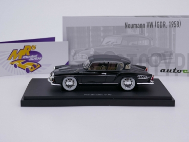 Preview: Autocult 06048 # Neumann VW Limousine Baujahr 1947 " schwarz " 1:43