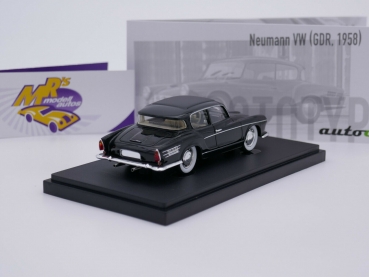 Preview: Autocult 06048 # Neumann VW Limousine Baujahr 1947 " schwarz " 1:43