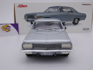 Preview: Schuco PRO.R18 00219 # Opel Diplomat A Coupe Baujahr 1966 " silbermetallic " 1:18
