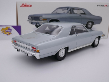 Preview: Schuco PRO.R18 00219 # Opel Diplomat A Coupe Baujahr 1966 " silbermetallic " 1:18