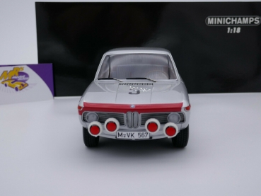 Preview: Minichamps 155652903 # BMW 1800 TISA 24h. Spa 1965 " Jacky Ickx - Glemser " 1:18