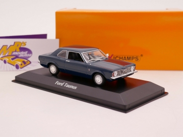 Maxichamps 940081302 # FORD Taunus Limousine Baujahr 1970 in " dunkelblau " 1:43