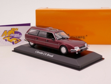 Maxichamps 940111410 # Citroen CX Break Baujahr 1980 " rotmetallic " 1:43