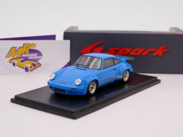 Spark S7640 # Porsche 911 Carrera RS 3.0 Baujahr 1974 " babyblau " 1:43
